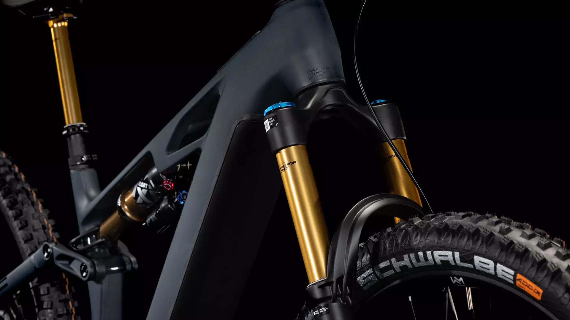 Cube Stereo Hybrid ONE44 HPC AT 800 carbon´n´gold  Cube Stereo Hybrid ONE44 HPC AT 800 carbon´n´gold