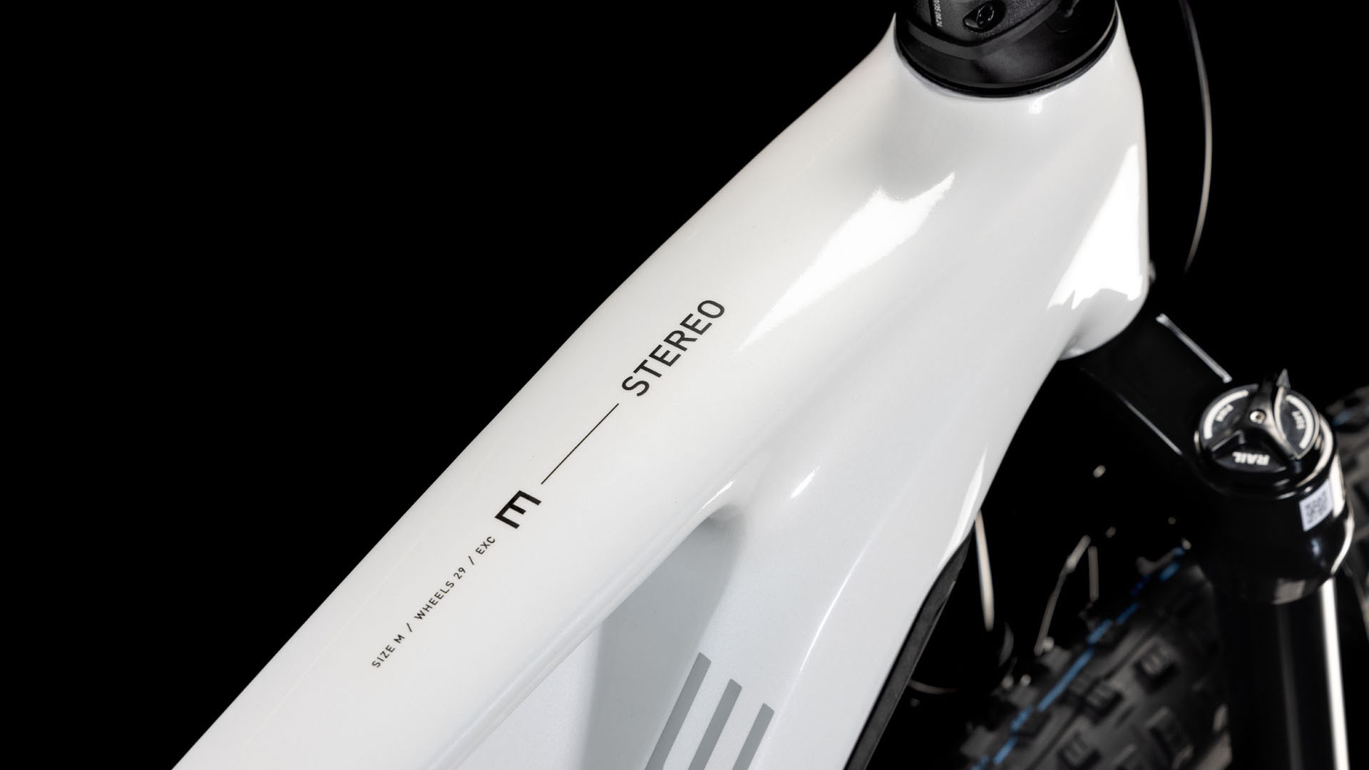 Cube Stereo Hybrid ONE44 EXC 800  metallicwhite´n´black  Cube Stereo Hybrid ONE44 EXC 800  metallicwhite´n´black