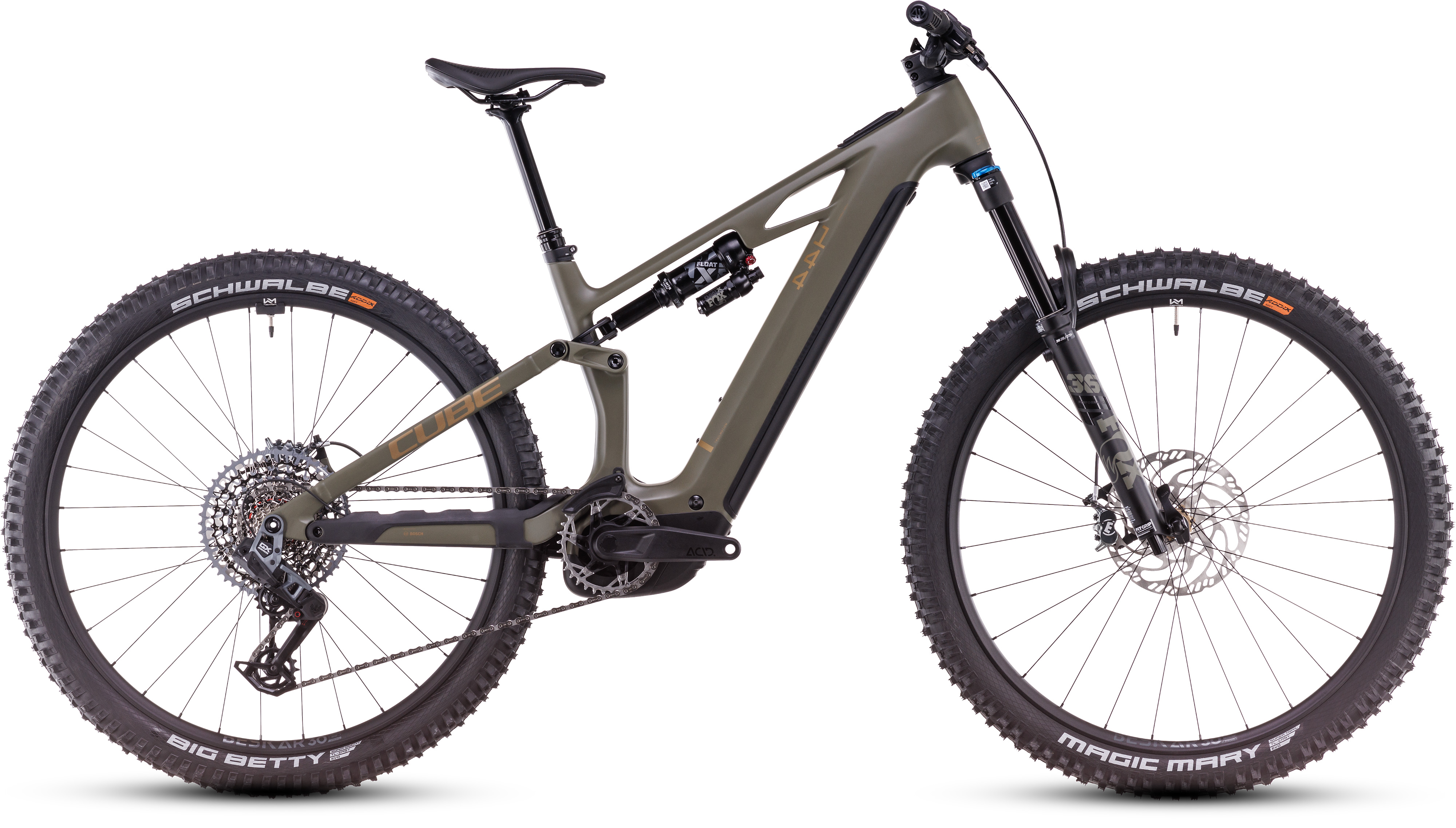 Cube Stereo Hybrid ONE44 HPC TM 800 dustyolive´n´gold  Cube Stereo Hybrid ONE44 HPC TM 800 dustyolive´n´gold