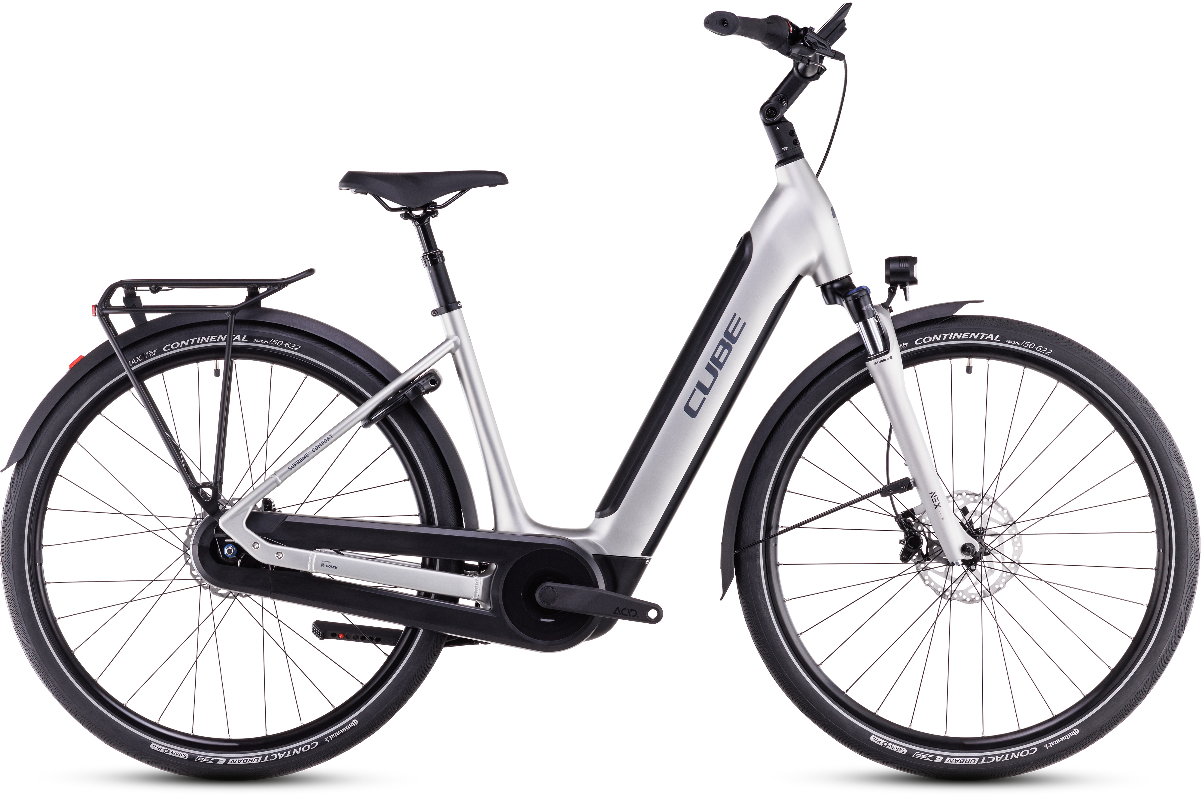 Cube Supreme RT Hybrid Comfort EXC 625 sleekgrey´n´lunar  Cube Supreme RT Hybrid Comfort EXC 625 sleekgrey´n´lunar