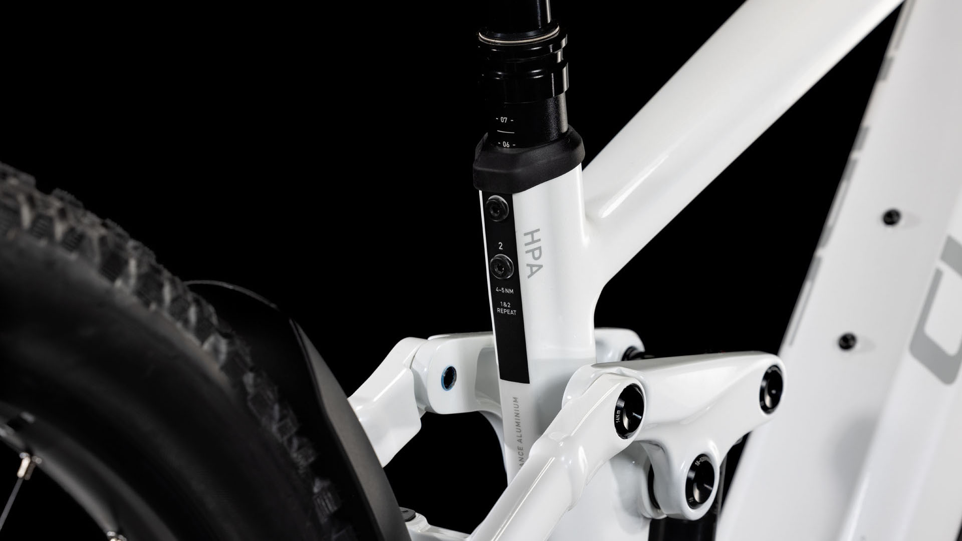 Cube Stereo Hybrid ONE44 EXC 800  metallicwhite´n´black  Cube Stereo Hybrid ONE44 EXC 800  metallicwhite´n´black
