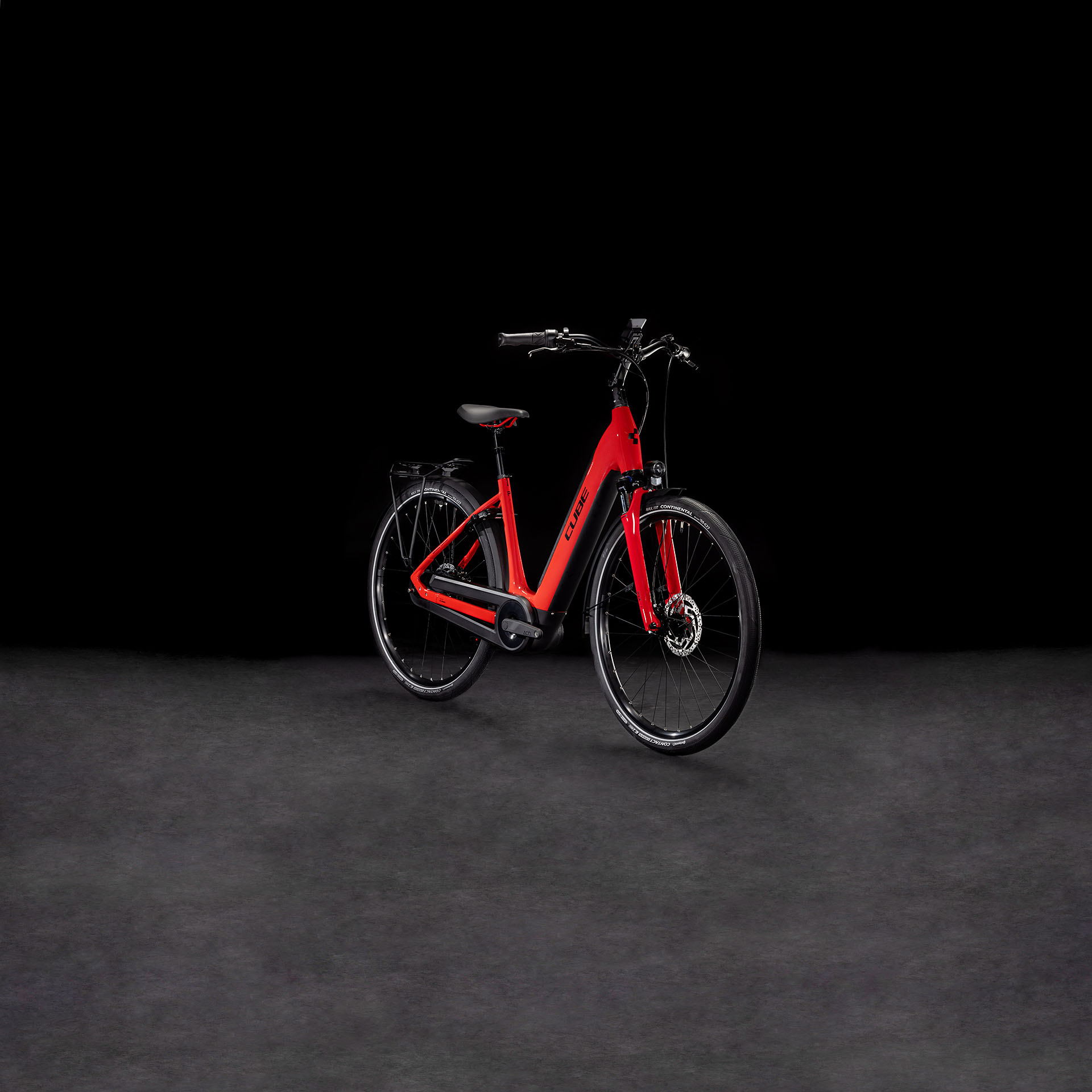 Cube Supreme Hybrid Comfort Pro 625 firered´n´black  Cube Supreme Hybrid Comfort Pro 625 firered´n´black