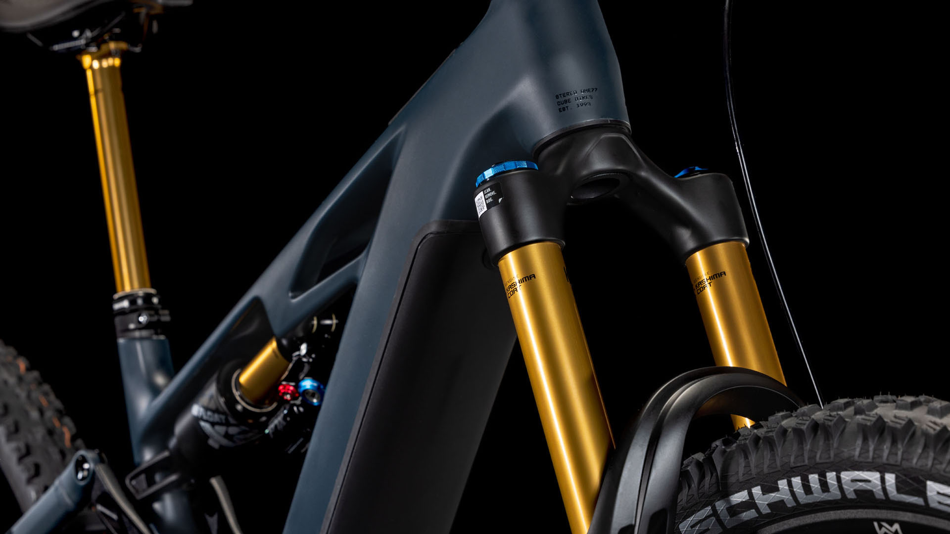 Cube Stereo Hybrid ONE77 HPC AT 800 carbon´n´gold  Cube Stereo Hybrid ONE77 HPC AT 800 carbon´n´gold